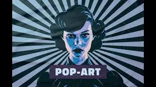 Vintage Pop Art Photo Effect Stock Graphics Download