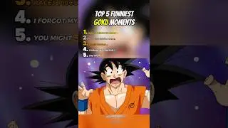 Top 5 Funniest GOKU Moments🤣 | Dragon Ball