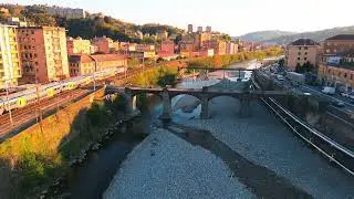 Stazione Bolzaneto e ponte S. Francesco