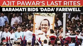 Ajit Pawar&rsquo;s Last Journey LIVE: Massive Crowd, State Honours And National Leaders Unite In Baramati