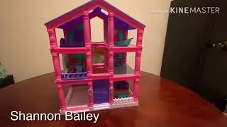 Kid Connection 3-Story Dollhouse Play Set with Working Garage and Elevator