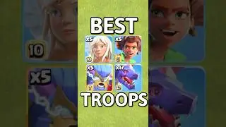 РЕЙТИНГ ТОП-5 СИЛЬНЕЙШИХ ВОЙСК в Clash of Clans #coc