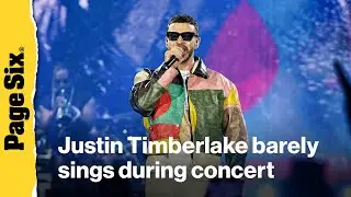Justin Timberlake slammed for barely singing during Romania concert: &lsquo;I want a refund&rsquo;