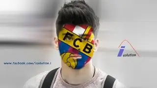 How to Paint Flag into face by Photoshop