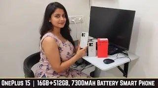OnePlus 15 Unboxing - Snapdragon 8 Elite Gen 5 | 16GB RAM 512GB 7300mAh | 1.5K Display Review.