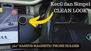 Pasang Baseus Magnetic Phone Holder 360&deg; di Kia Rio | Best Car Phone Holder