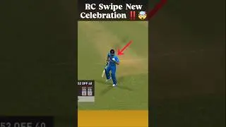 Real Cricket Swipe New Celebration Update 🤯❗RC Swipe IPL update❗ rc swipe Virat 50* #rcswipe #shorts