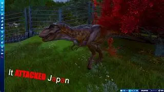 T-Rex DESTROYS Japan (Jurassic World Evolution 3)