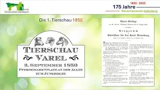 175 Jahre Tierschauverein Jaderberg, Historie der Tierschauen.