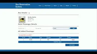 Python Django And MySQL Project on Bus Reservation System