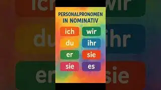 Personal Pronomen#personalpronomen#germancourse#germany