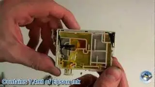 Inside Epson T0804 Yellow (Hummingbird) Ink Cartridge