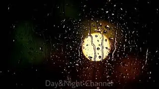 The warm light and the cold rain