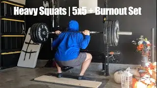 Back Squat Strength Session | 5x5 + High-Rep Finisher