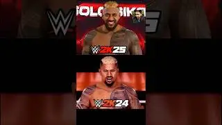 WWE 2K25 против WWE 2K24 &mdash; Сравнение моделей персонажей #wwe2k25 #wwe #gaming #shorts