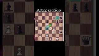 Bishop sacrifice #chess #chessmaster #chesslover #chesslife #chesspuzzle #checkmate #chesstime
