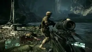 Crysis 2 Assault and Assist Delta Company | Destroy Spore Conduit | Escape the flood