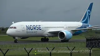 (4K) (RARE) Norse Boeing 787-Dreamliner 9 LN-FND On TOM182P At Manchester Airport On The 06/05/2023
