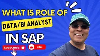 What is the role of data/BI analyst in SAP. #sap #data