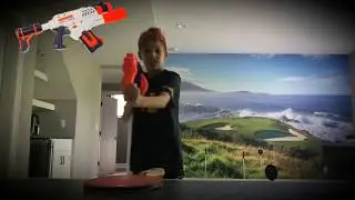 Nerf gun trick shots 2