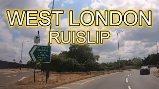 Driving In West London (Ruislip, Hayes, West Drayton, Hillingdon GB)