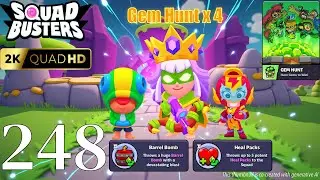 Squad Busters - Walkthrough Gameplay Part 248 - Archer Queen, Leon, Max - Gem Hunt x 4