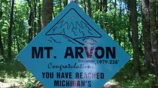 Mount Arvon, the Highest Point in Michigan
