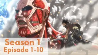 Attack on Titan:  Brief summary Season 1 Episode 1-10