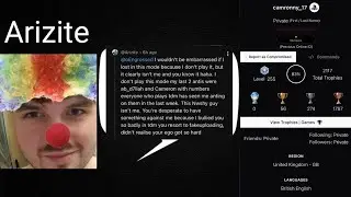 Arizite(camronny_17 ) THE BOT HIGH EGO DENIAL Unemployed YouTuber gets CAUGHT LACKIN ON ANTI COD BO4