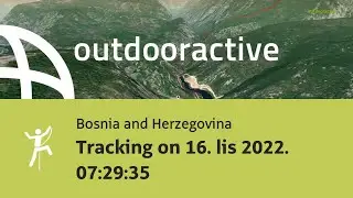 alpine climbing route in the Dinaric Mountains: Tracking on 16. lis 2022. 07:29:35