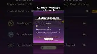 6.0 Stygian Onslaught in 0 Seconds