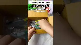 📦✨ Jewellery Raw Material Order Packing | Tools & Supplies Shipping to Gujarat 🇮🇳| #shorts #order