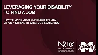 Leveraging Your Disability to Find a Job