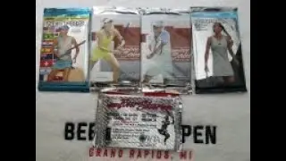 RAFA NADAL rookie & MARIA SHARAPOVA relic swatch rookie card from ACE and NETPRO Tennis Packs!