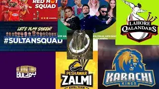 PSL 6 Trophy and Teams | Pakistan Super Leage Trophy View and Teams