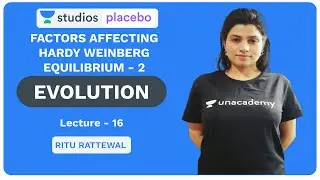 L16: Factors Affecting Hardy Weinberg Equilibrium - 2 | Evolution | Pre-medical - NEET/AIIMS