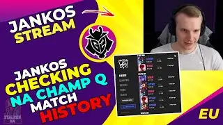 G2 Jankos Checking His NA Champions Q Match History 👀