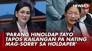 Pahayag ni Curlee Discaya sa restitution issue, kinastigo ni Sen. Risa Hontiveros