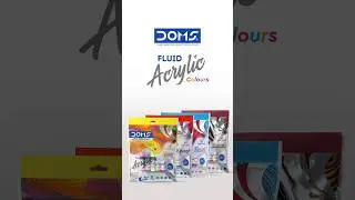 DOMS | Fluid Acrylic Colours in Action!