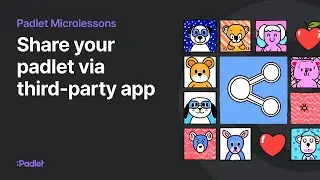 Share your padlet via third-party app