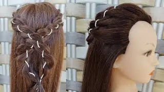 Lace Braid Front Variation Hairstyle | How to make Lace Front Variation | Lace Braid Hairstyle