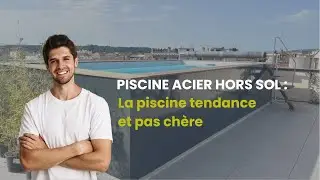 Piscine hors sol ou semi enterr&eacute;e en KIT ACIER Magn&eacute;lis. Mod&egrave;le Oc&eacute;anide