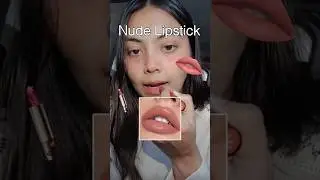 Best NUDE Pink Lipstick under budget ✨😍 #lipstick #makeup #lipgloss