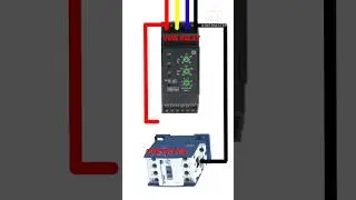 🔌🪛 Voltage Monitoring Relay With Contactor | VMR | Relay #electrical #diagram #shortsfeed #shorts