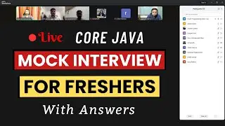Core Java Mock Interview for Freshers | Top Questions & Answers (Part 1)