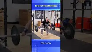 Snatch Set Up Mistakes #shorts