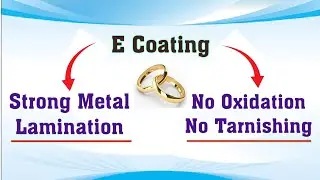 E coating | Strong Anti Tarnish Solution | Metal Lamination | How to protect jewelry from oxidation
