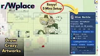 How to make complex images in Wplace (with friends as well) | Easy setup |