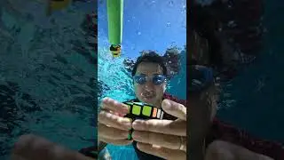 How To Solve Rubik's Cube Underwater 💧 (EASY TUTORIAL)
