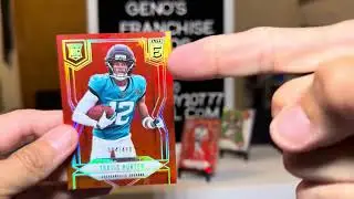2025 DONRUSS Elite Football Blaster Boxes CASE HIT Lombardi Bound😱BIG RED RC Aspirations #d/499😎￼
